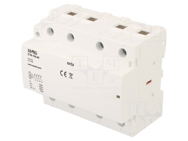 Contactor 4-poli 100A 230VAC NO 5-60&deg;C
