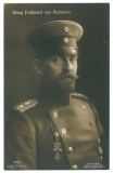3665 - Regele FERDINAND, Royalty, Regale, Romania - old postcard - unused