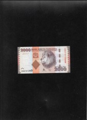 Tanzania 2000 shilingi 2010 seria8161269 unc