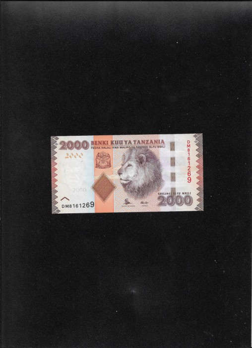 Tanzania 2000 shilingi 2010 seria8161269 unc