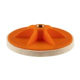 Disc de polish din fetru 125x10 mm cu filet M14 pentru polizor unghiular