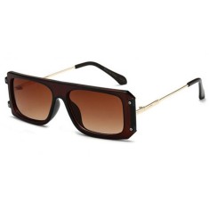 Ochelari de Soare, Zamo&reg;, CZL 633, Protectie UV400, Model Rectangular, Rama Maro, Lentile Maro