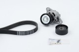 Set curea transmisie cu caneluri Renault Clio II, Clio Symbol I, Kangoo, Kangoo Express, Laguna I, Laguna II, Megane I, Megane I Coach Motor 1.4, OE