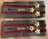 C1 CO 4 - Grade militare - pentru haina haina piele - comunism RSR - medicina militara - colonel medic