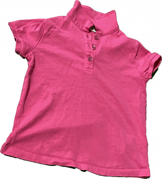 Tricou fetita, culoarea roz, marimea 3-4 ani, masura 98-104 cm