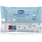 Chicco Perfumed Wipes 0m+ șervețele umede pentru copii discret parfumat 16 buc