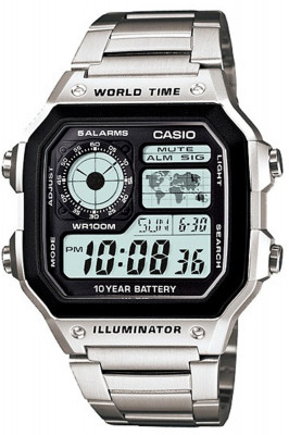 Ceas barbatesc Casio AE-1200WHD-1A Sport Argintiu foto