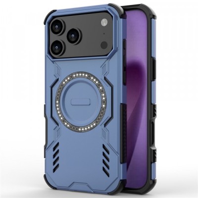 Husa MagSafe pentru Apple iPhone 17 Pro Max, Techsuit, ArmorMag, Albastra foto