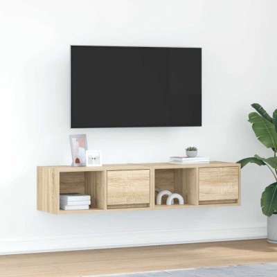 vidaXL Dulapuri TV 2 buc Stejar Sonoma 60x31x25,5 cm Lemn prelucrat foto