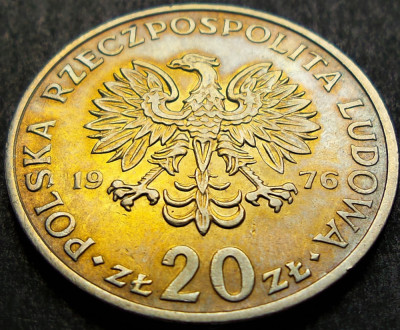 Moneda Comemorativa 20 ZLOTI - POLONIA, anul 1976 * cod 2597 B = M. NOWOTKO foto