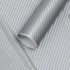 Folie colantare auto Carbon 3D - Argintiu (3m x 1,27m), AVEX