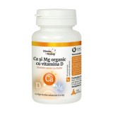 Calciu si Magneziu Organic cu Vitamina D, 60 comprimate, Dacia Plant