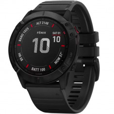 Smartwatch Fenix 6X Pro Negru Si Curea Neagra foto