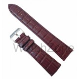 Cumpara ieftin Curea Ceas Piele Maro Imprimeu Crocodil 22mm WZ1033