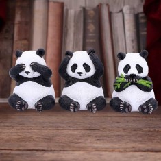 Figurina - Three Wise Pandas - Speak No Evil | Nemesis Now