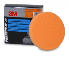 Pad Polish Abraziv 3M Perfect-It III Compounding Pad, Portocaliu, 150mm foto