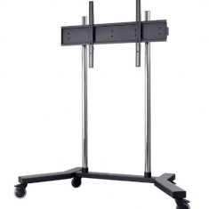 Stand mobil Edbak TR18, 60inch-98inch, 80 kg, inaltime reglabila (Negru)