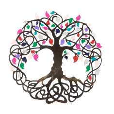 Placheta decorativa perete Copacul vietii - Bucurie foto