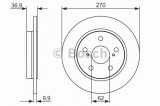 Disc frana TOYOTA COROLLA Limuzina (E15) (2006 - 2016) BOSCH 0 986 479 519