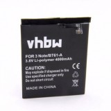Acumulator / Baterie 4000mAh BT61 Compatibil Meizu M3 Note, Dual Sim, TD-LTE 16GB, vhbw