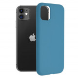 Cumpara ieftin Husa pentru iPhone 11, Techsuit Soft Edge Silicone, Denim Blue
