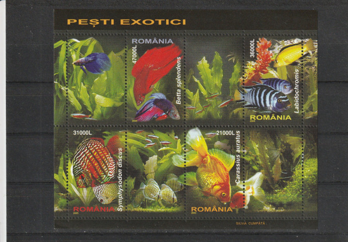 Pesti exotici ,Nr lista 1676c ,Romania.