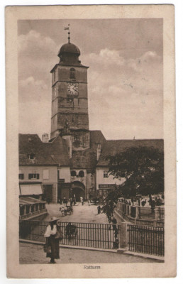 1918 - Sibiu, Turnul Sfatului (jud. Sibiu) foto