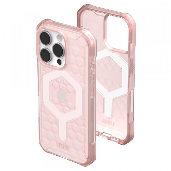 Husa MagSafe pentru Apple iPhone 16 Pro Max, Urban Armor Gear, Essential Armor, Roz