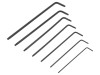 Set Chei Torx WIHA TX06-TX20, 7 piese, Otel Crom-Vanadium, Finisaj Negru