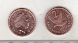 Bnk mnd Insulele Falkland 2 penny 2011 unc , pasare, America Centrala si de Sud