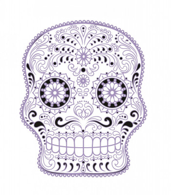 Sticker decorativ, Skull, 78 cm, 216STK-13 foto