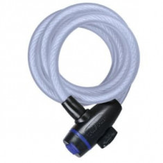 Anti-furt cu lacăt Cable Lock OXFORD colour transparent 1800mm x 12mm