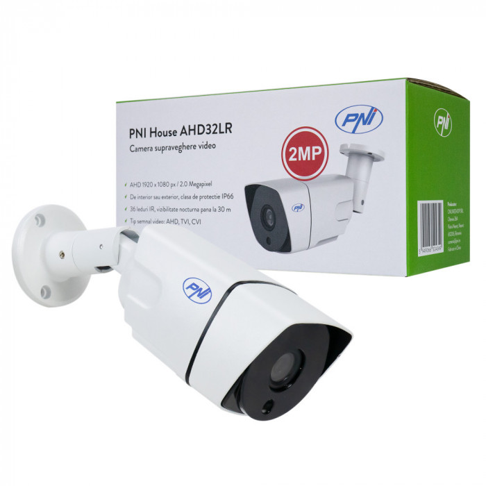 Resigilat : Camera supraveghere video PNI House AHD32LR, 2MP, 1080P, de exterior I