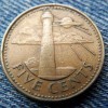 2n - 5 Cents 1988 Barbados, America de Nord