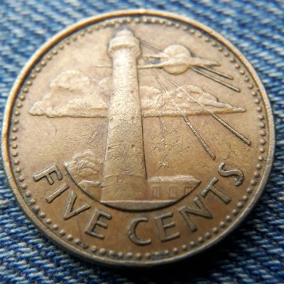 2n - 5 Cents 1988 Barbados foto