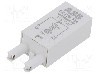 Modul dioda, {{Montare}}, pentru relee {{Serie releu}}, {{Numarul de pini}} pini, ABB - 1SVR405656R1000