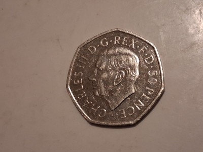 Anglia - 50 pence 2022 Charles foto