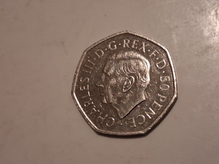 Anglia - 50 pence 2022 Charles