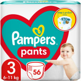 Cumpara ieftin Pampers Pants Size 3 scutece de unică folosință tip chiloțel 6-11 kg 56 buc