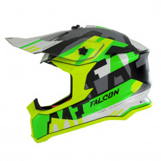 Casca off road pentru scuter - motocicleta MT Falcon Arya A3 galben fluor mat Galben fluor mat XXL (63/64cm)