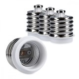 Set 4 Adaptoare dulie de la E40 la E27, Kwmobile, Alb, Plastic, 40403