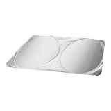 Cumpara ieftin Parasolar auto, 160 x 86 cm, nylon, argintiu, negru