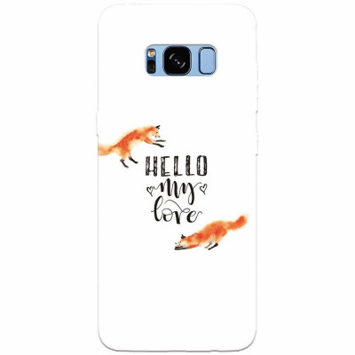 Husa silicon pentru Samsung S8, Hello My Love foto