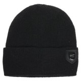 Căciulă tricotată neagră cu căptușeală fleece și patch &bdquo;Sports&rdquo; pentru bărbați, CMCLASS