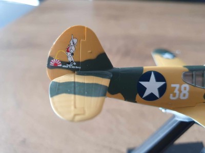 Macheta avion US Army Curtiss P-40E Tomahawk | Al 2lea razboi mondial foto