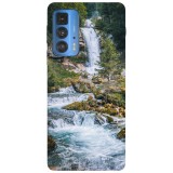 Husa compatibila cu Motorola Edge 20 model Peaceful waterfall, Silicon, TPU, Viceversa