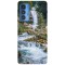Husa compatibila cu Motorola G100 model Peaceful waterfall, Silicon, TPU, Viceversa