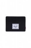 Herschel carcasa cardului Charlie culoarea negru