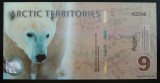 Cumpara ieftin Bancnota - Fantezie 9 DOLARI POLARI - TERITORIILE ARCTICE, ND * Cod 731 = UNC