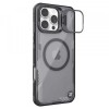 Husa MagSafe pentru Apple iPhone 16 Pro, Nillkin, Iceblade Prop (with Camera Cutout), Neagra